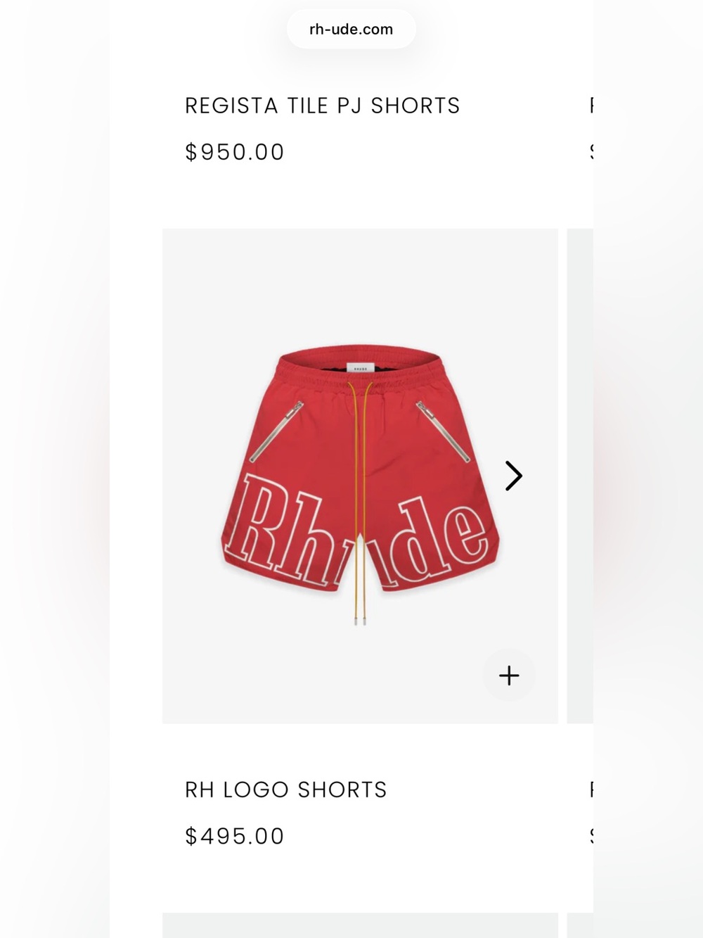 Rhude Logo Drawstring Shorts - Picture 7 of 7
